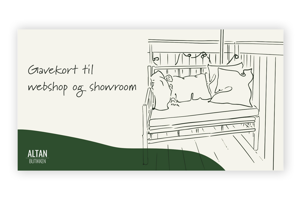 Gavekort til webshop og showroom