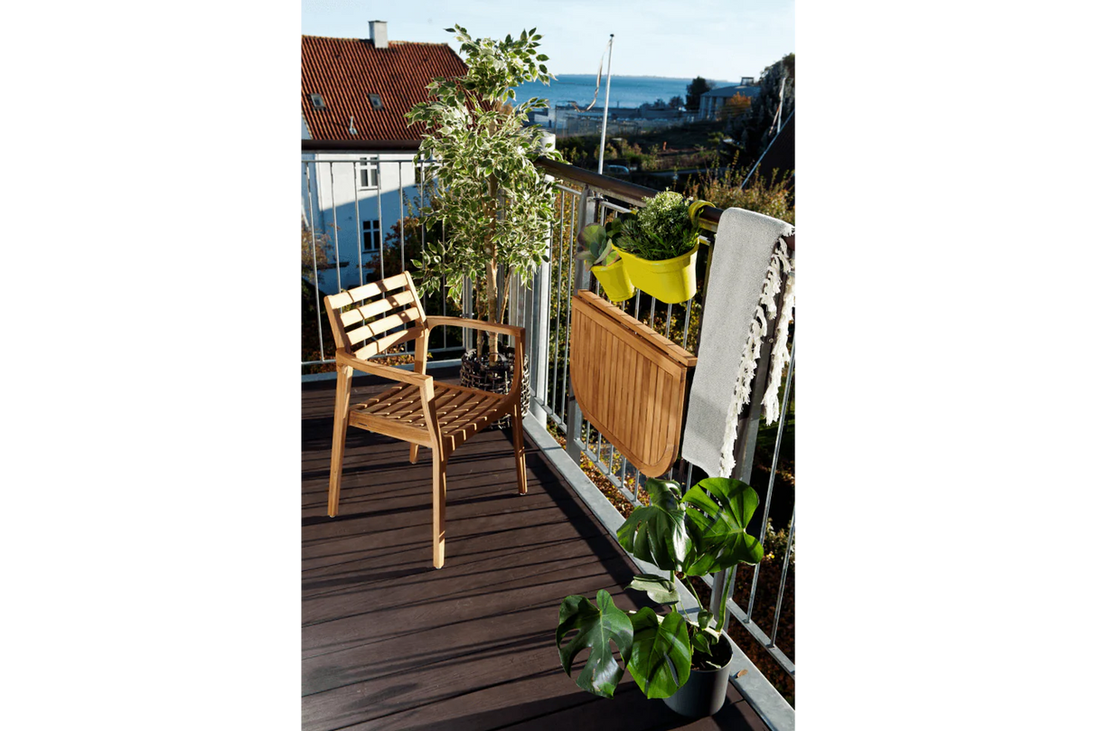 Ida teak hængebord 80 x 50 cm