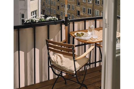 Ida teak hængebord 80 x 50 cm