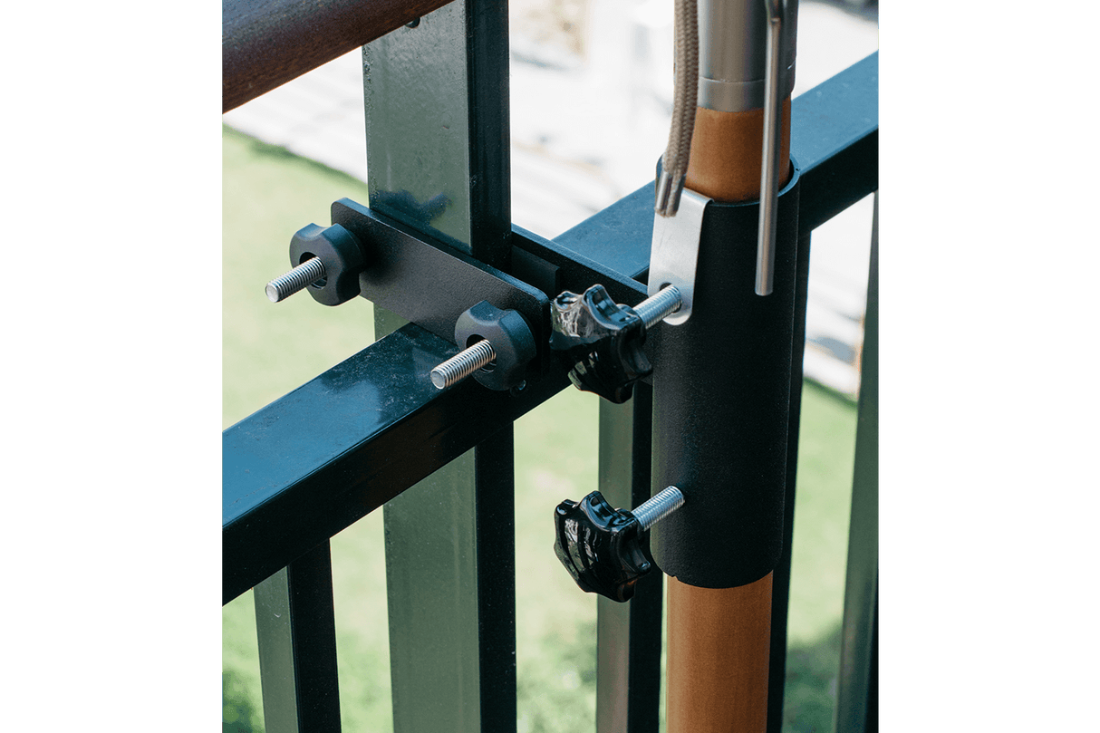 Kari parasolbeslag til tynde lodrette stænger