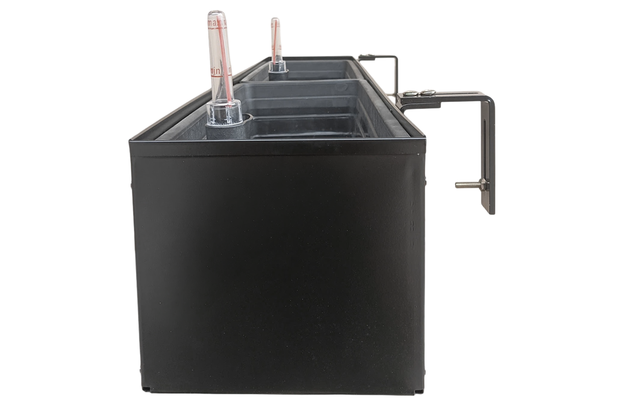 Liva sort altankasse med selvvanding 60 / 80 / 100 cm