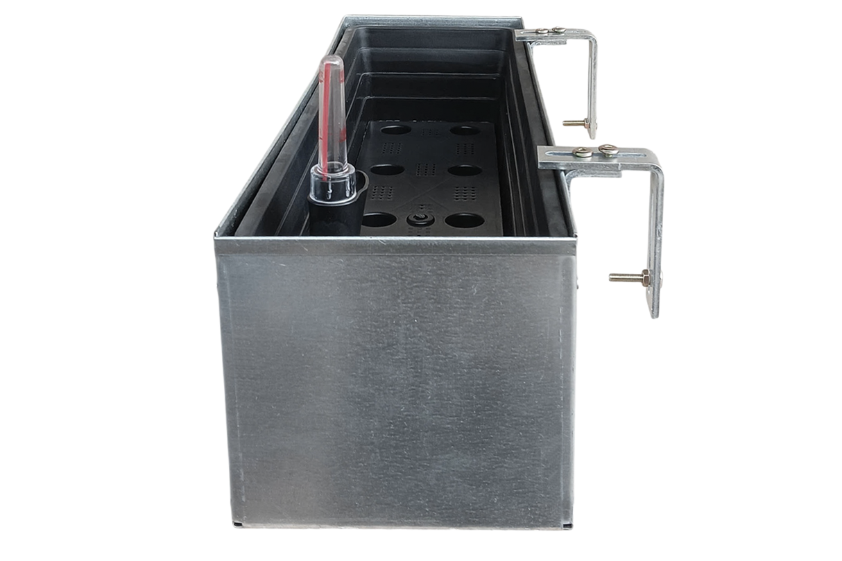 Liva galvaniseret altankasse med selvvanding 60 / 80 / 100 cm