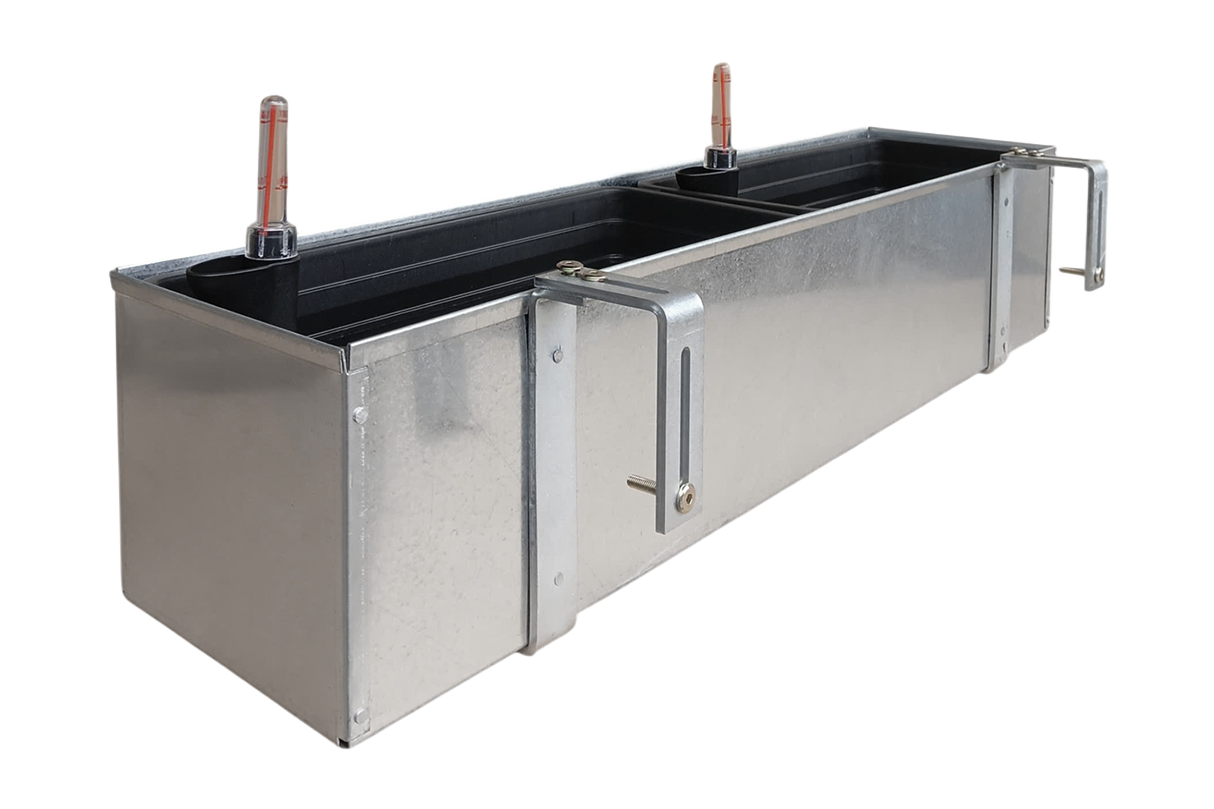 Liva galvaniseret altankasse med selvvanding 60 / 80 / 100 cm