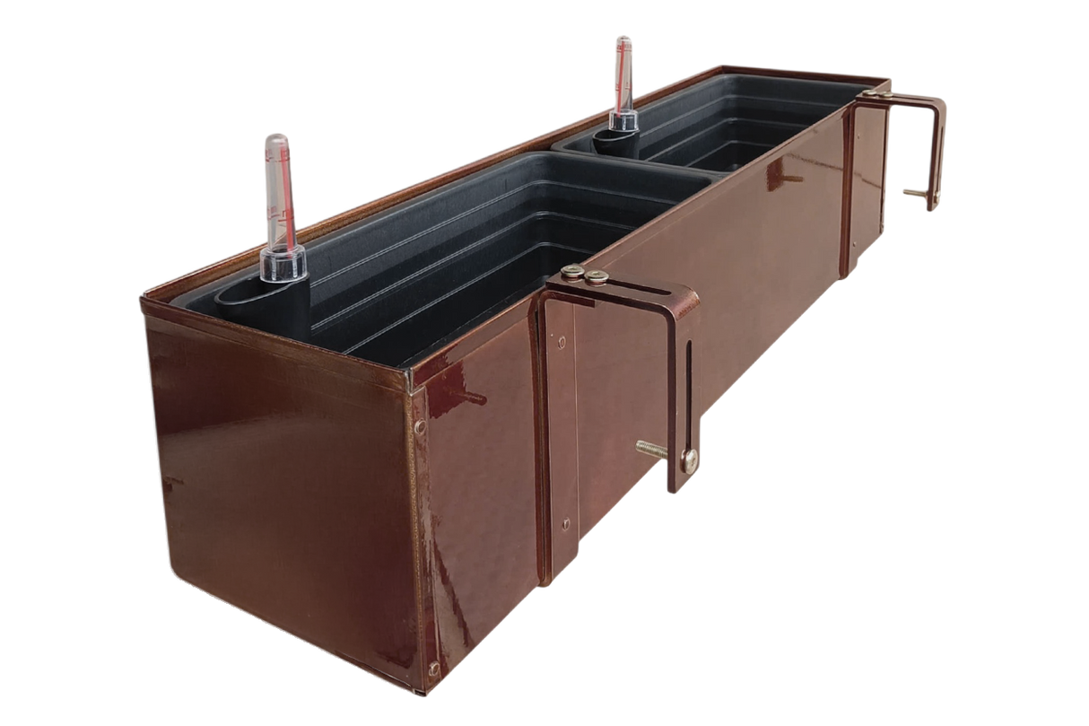 Liva kobber altankasse med selvvanding 60 / 80 / 100 cm