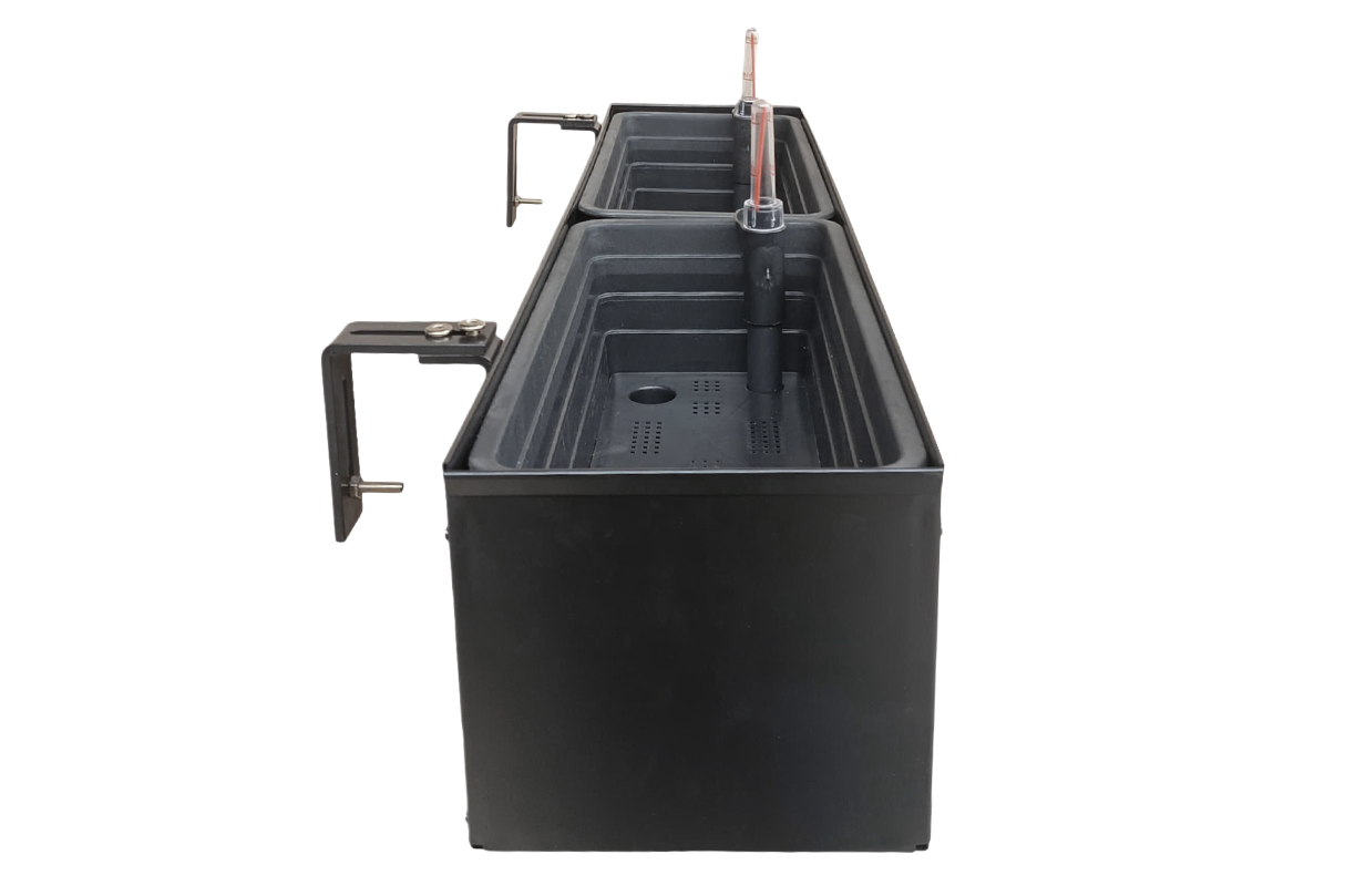 Liva sort altankasse med selvvanding 60 / 80 / 100 cm