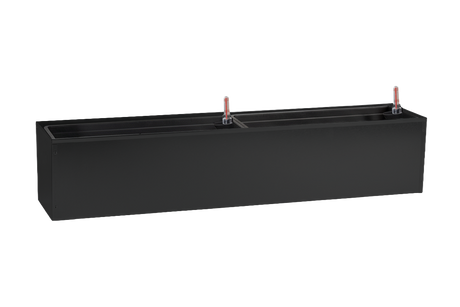 Liva sort altankasse med selvvanding 60 / 80 / 100 cm