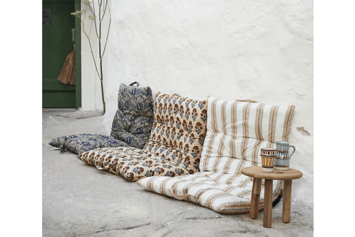 Blomstret madras 60 x 100 cm