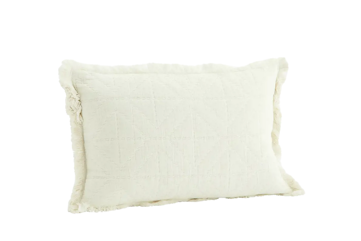 Pudetræk med broderi 30 x 45 cm