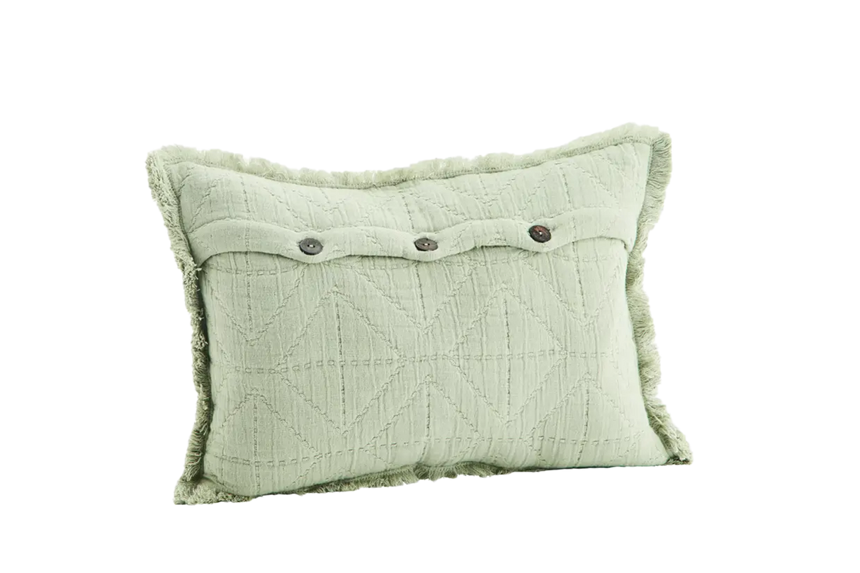 Pudetræk med broderi 30 x 45 cm