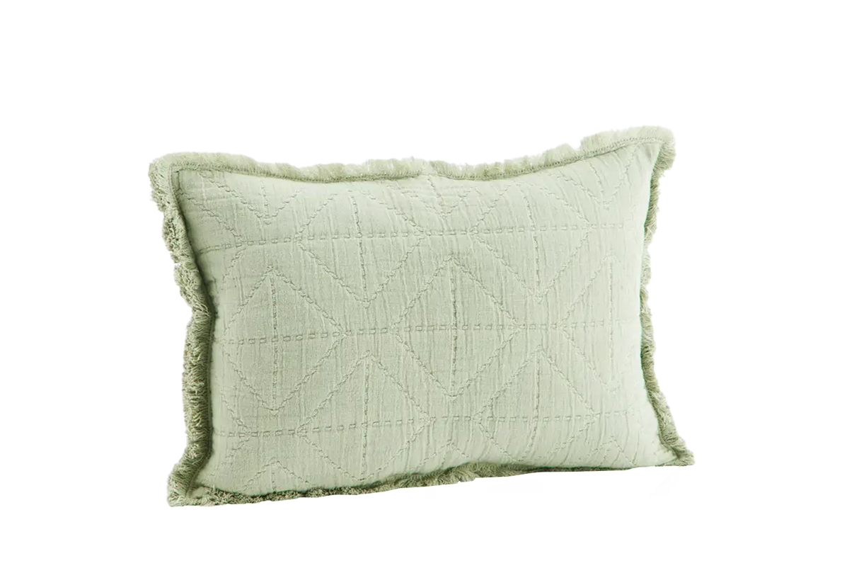 Pudetræk med broderi 30 x 45 cm