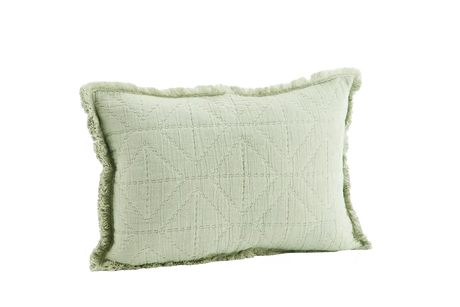 Pudetræk med broderi 30 x 45 cm