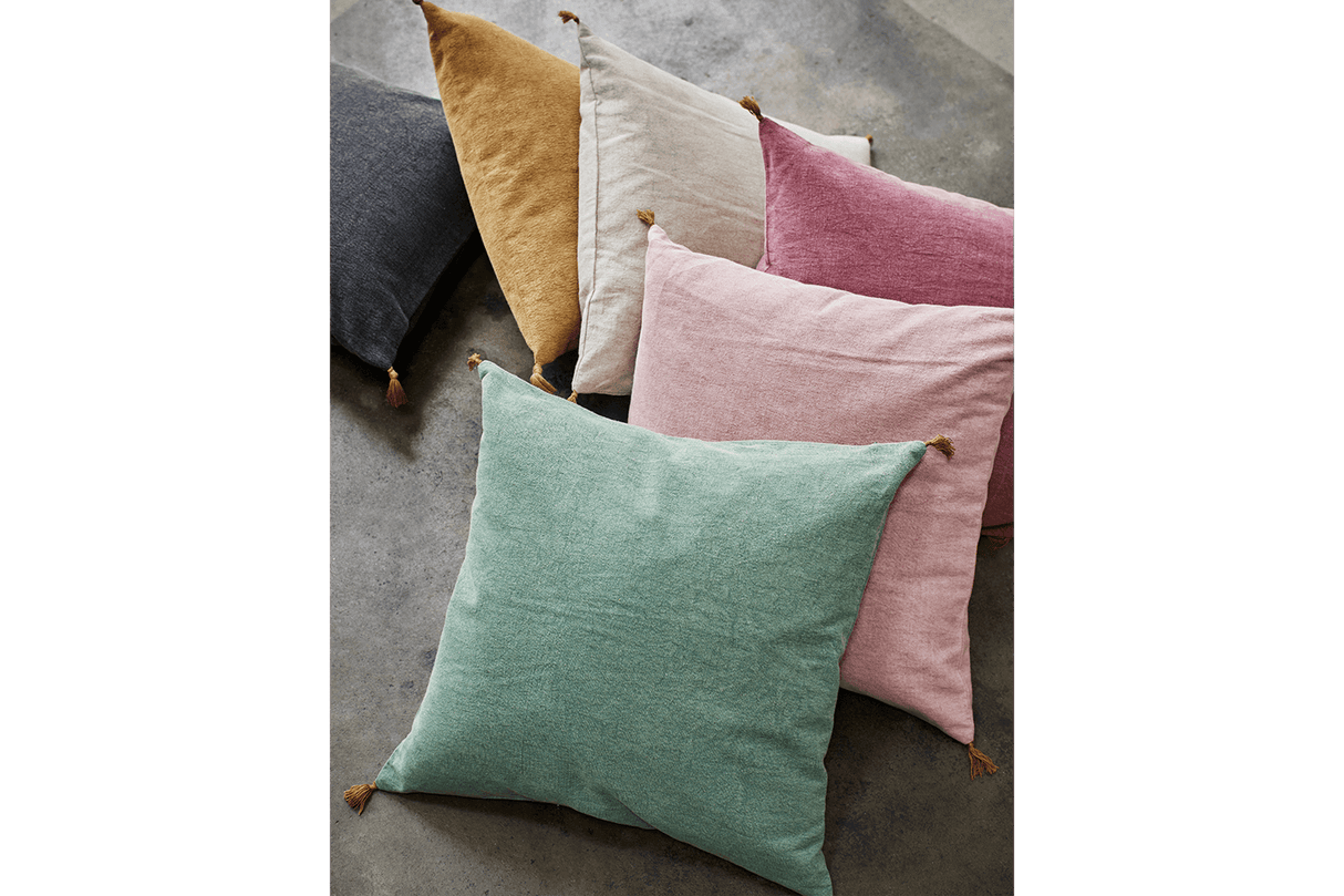 Washed cotton pudetræk 50 x 50 cm