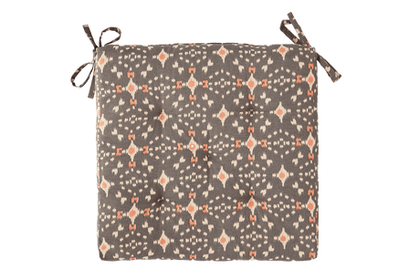 Siddehynde med print 45 x 45 cm