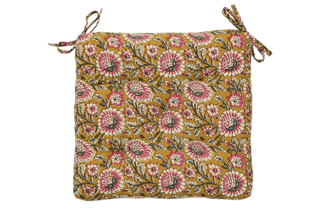 Siddehynde med print 45 x 45 cm