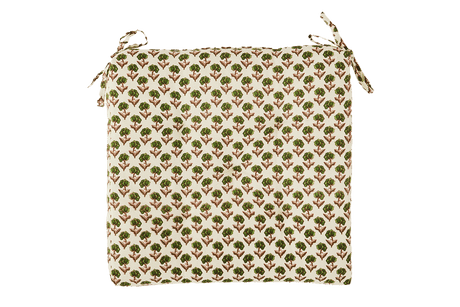 Siddehynde med print 45 x 45 cm