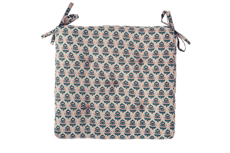 Siddehynde med print 45 x 45 cm