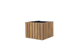 Malou teak plantekasse til gitter 17 x 17 cm
