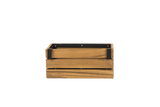 Mille teak plantekasse til gitter 30 x 17 cm