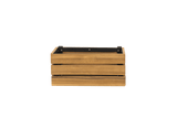 Mille teak plantekasse til gitter 30 x 17 cm
