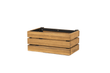 Mille teak plantekasse til gitter 30 x 17 cm