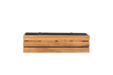 Mille teak plantekasse til gitter 50 x 21 cm