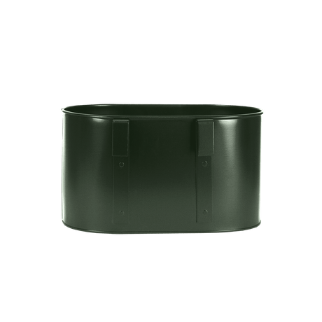 Ovalina grøn plantekasse til gitter 30 x 17 cm