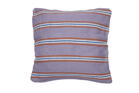 Recycle stribede pude 60 x 60 cm