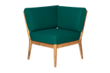 Sienna teak high back loungesofa - hjørne