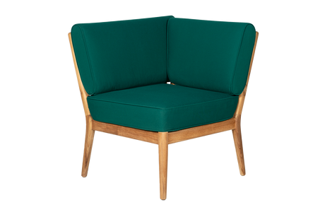 Sienna teak high back loungesofa - hjørne