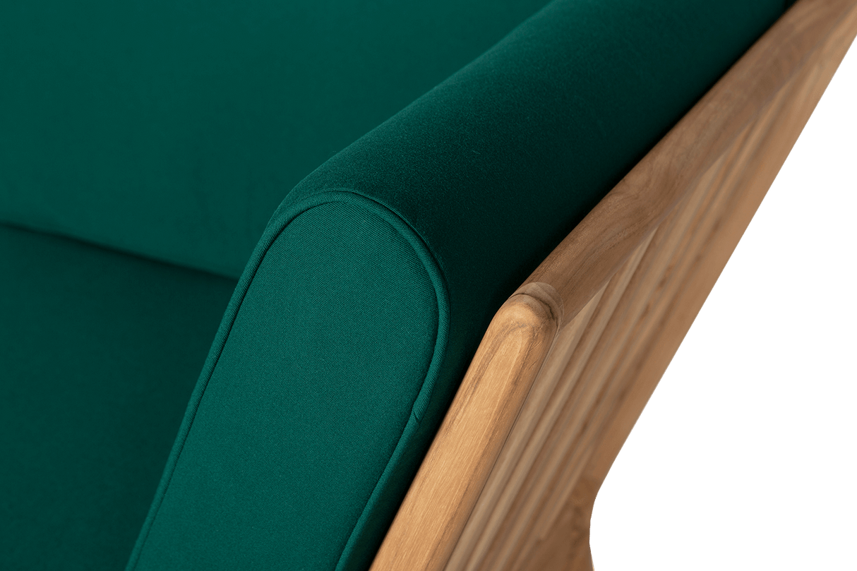 Sienna teak high back loungesofa - hjørne