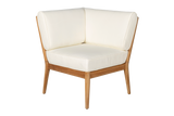 Sienna teak high back loungesofa - hjørne