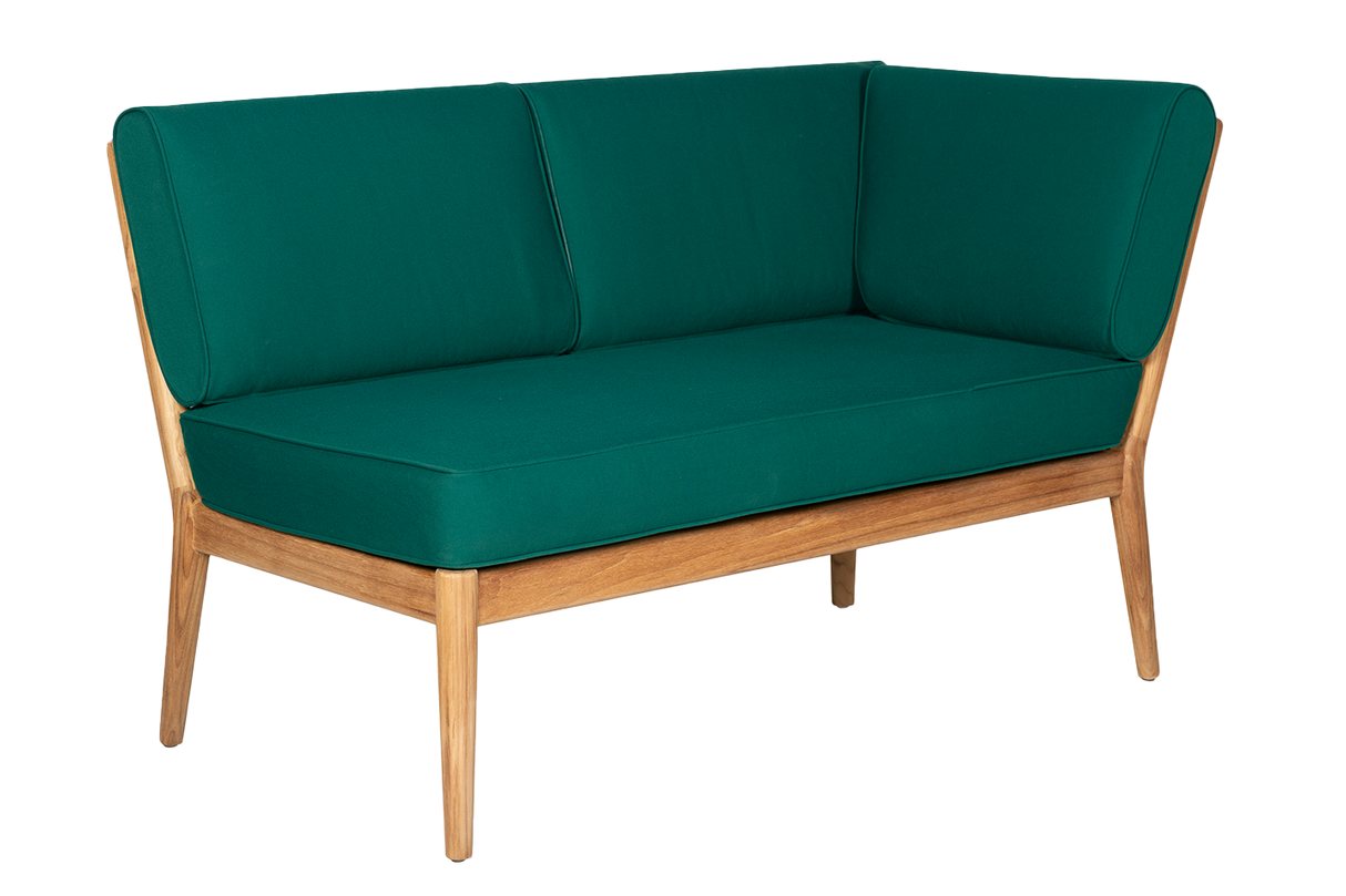 Sienna teak high back loungesofa - højre
