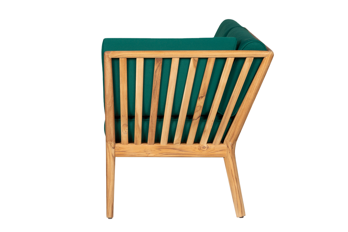 Sienna teak high back loungesofa - højre