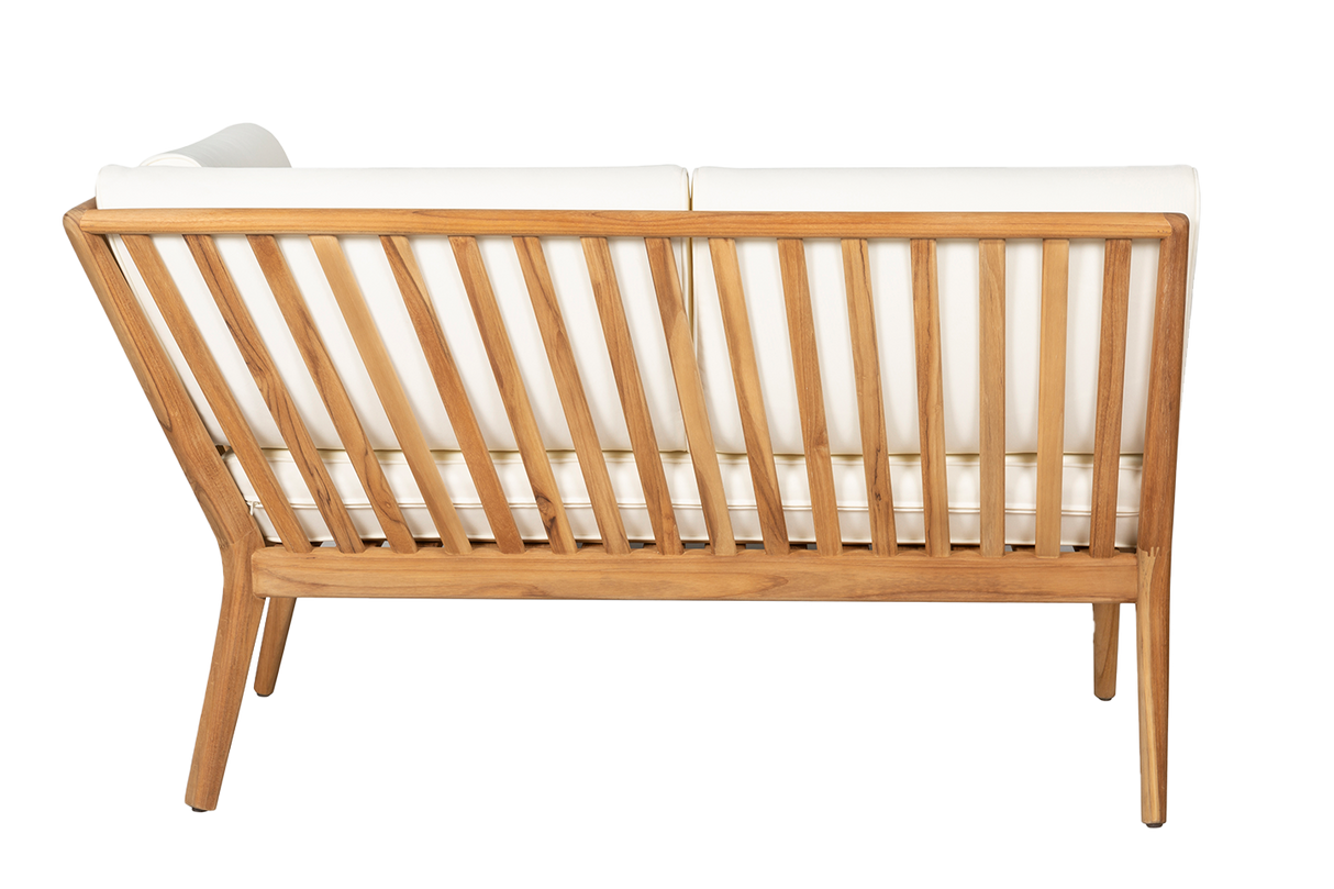 Sienna teak high back loungesofa - højre