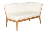 Sienna teak high back loungesofa - højre