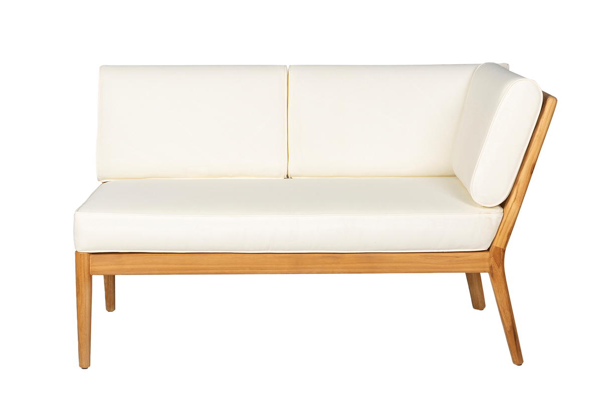 Sienna teak high back loungesofa - højre
