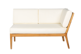 Sienna teak high back loungesofa - højre