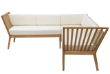 Sienna teak loungesofa - venstre