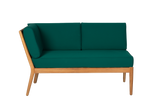 Sienna teak high back loungesofa - venstre