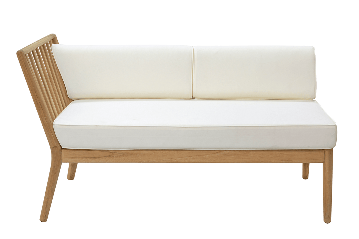 Sienna teak loungesofa - venstre