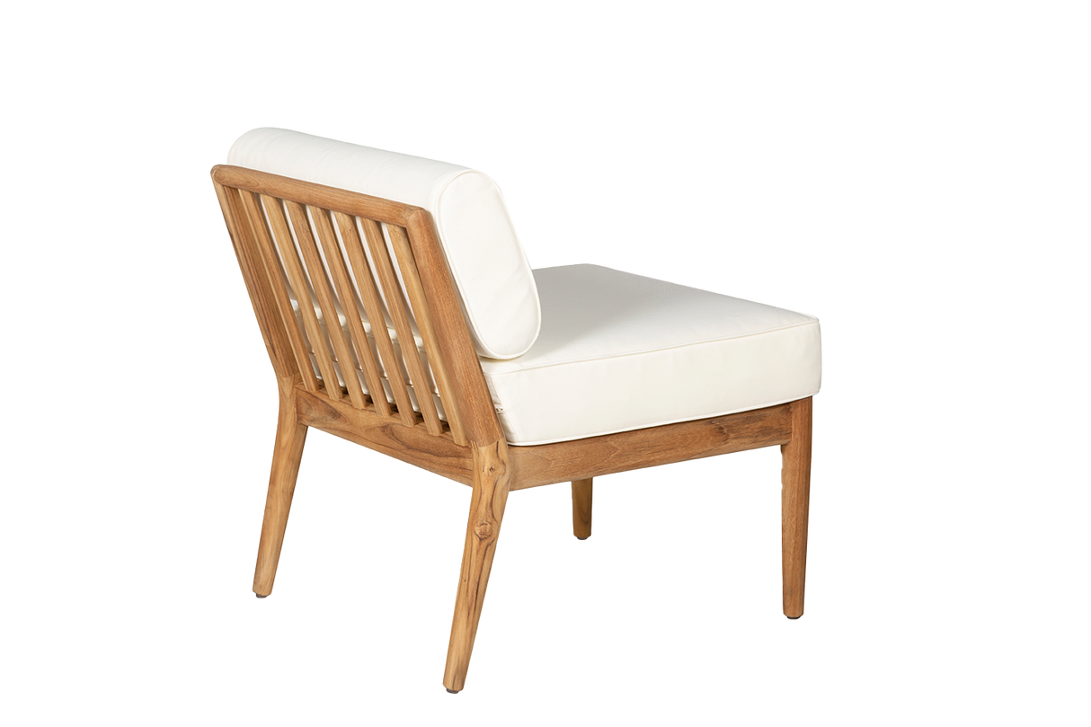 Sienna teak loungesofa - midtermodul