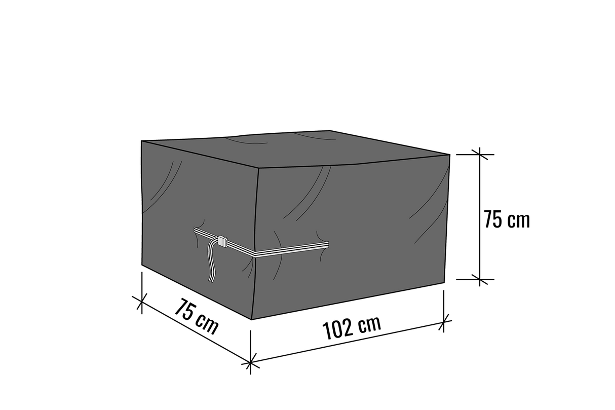 Solid møbelovertræk 102 x 75 x 75 cm