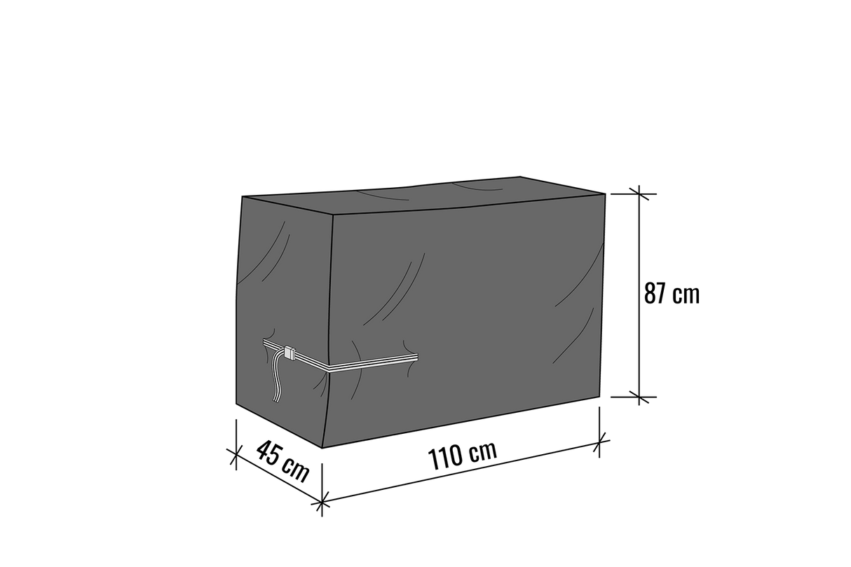 Solid møbelovertræk 110 x 45 x 87 cm