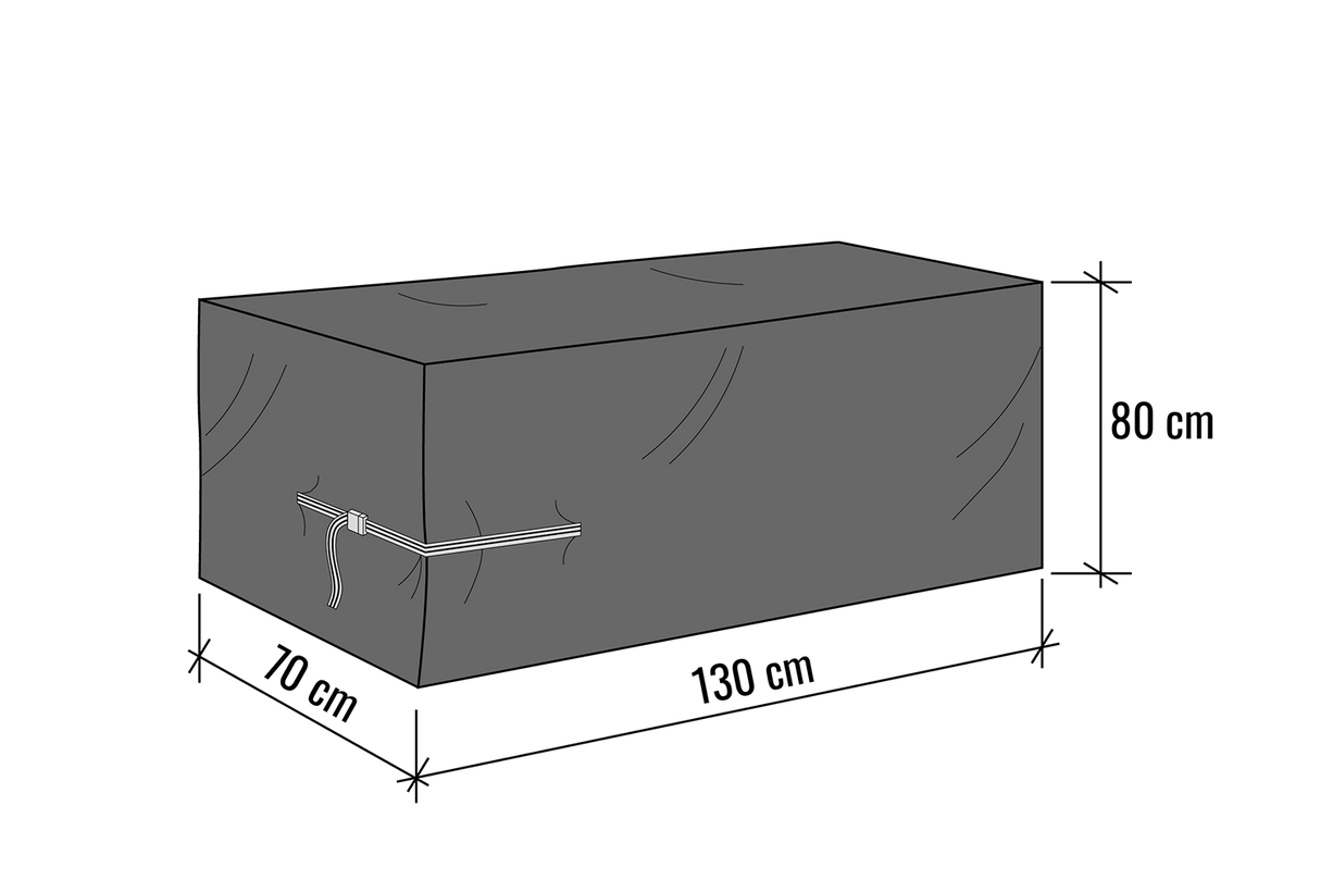 Solid møbelovertræk 130 x 70 x 80 cm