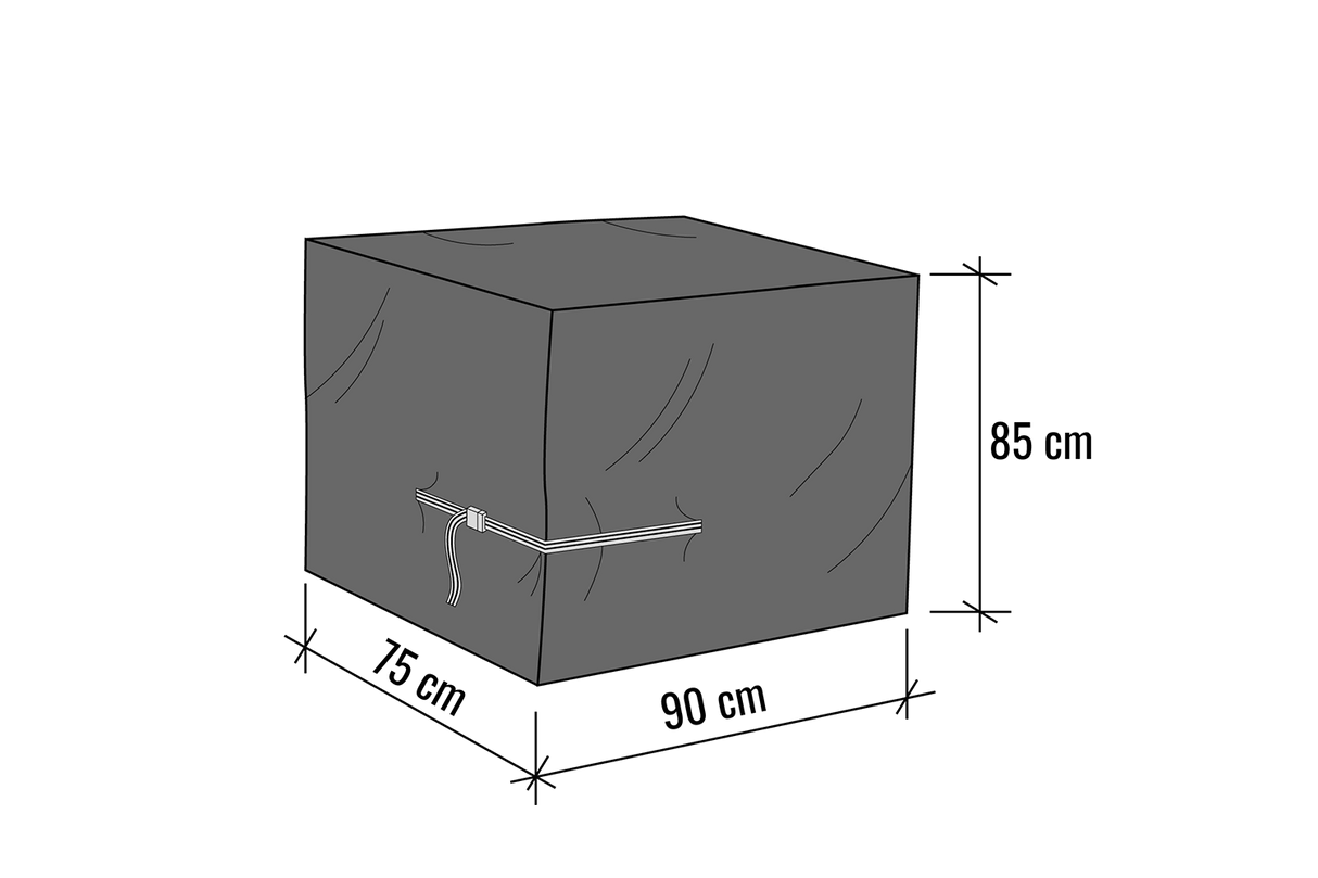 Solid møbelovertræk 90 x 75 x 85 cm