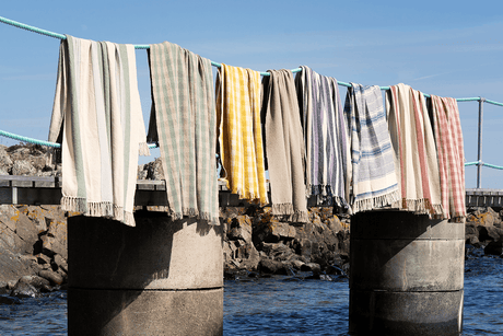 Tæppe i bomuld 125 x 175 cm