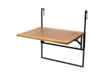 Alma teak hængebord med tørrestativ 100 x 60 cm