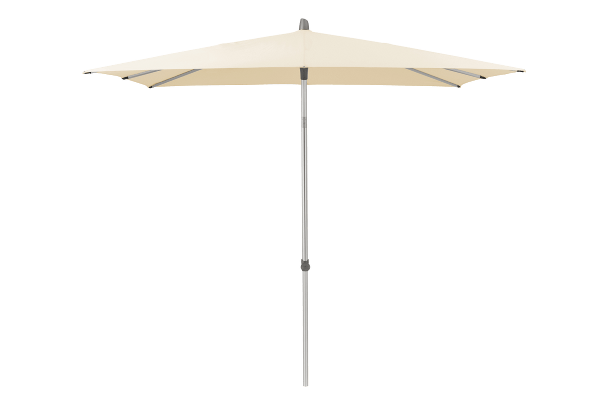 Alu smart easy parasol med knæk 200 x 200 cm