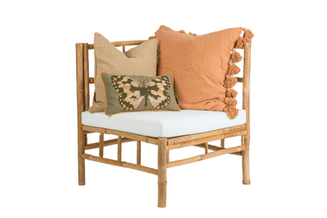 Beate bambus loungesofa - hjørne