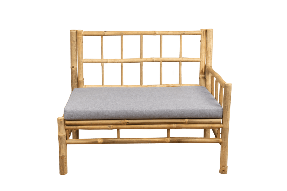 Beate bambus loungesofa - højre